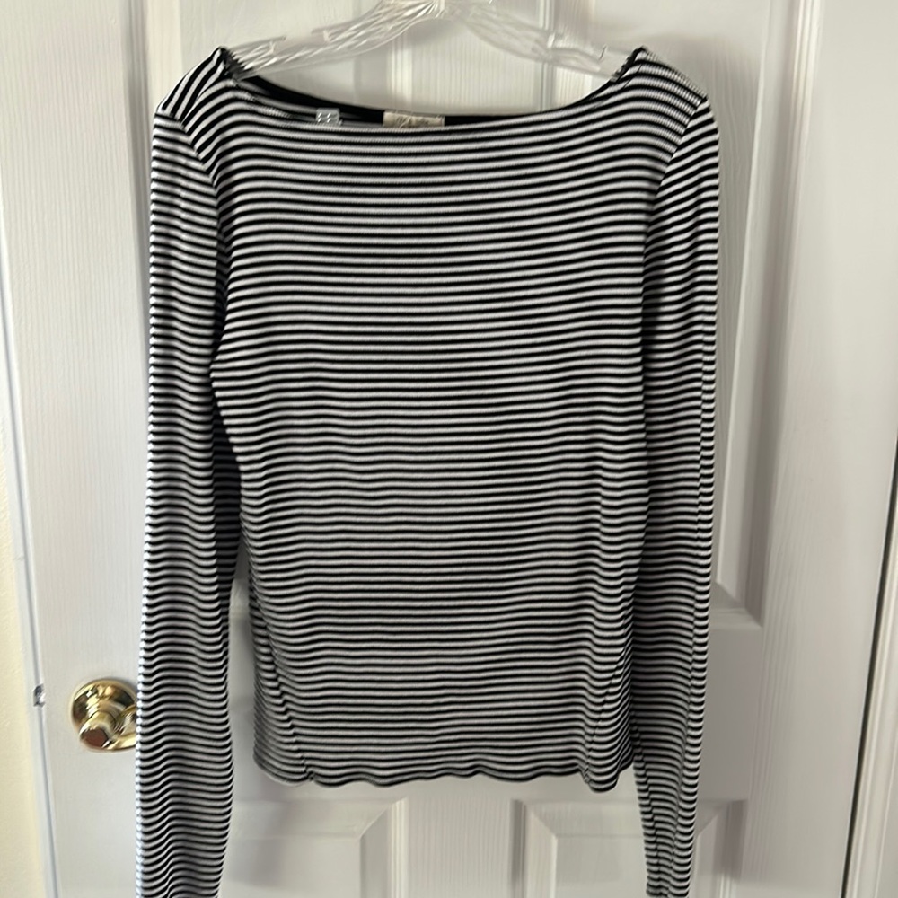 Rag & Bone boatneck striped shirt